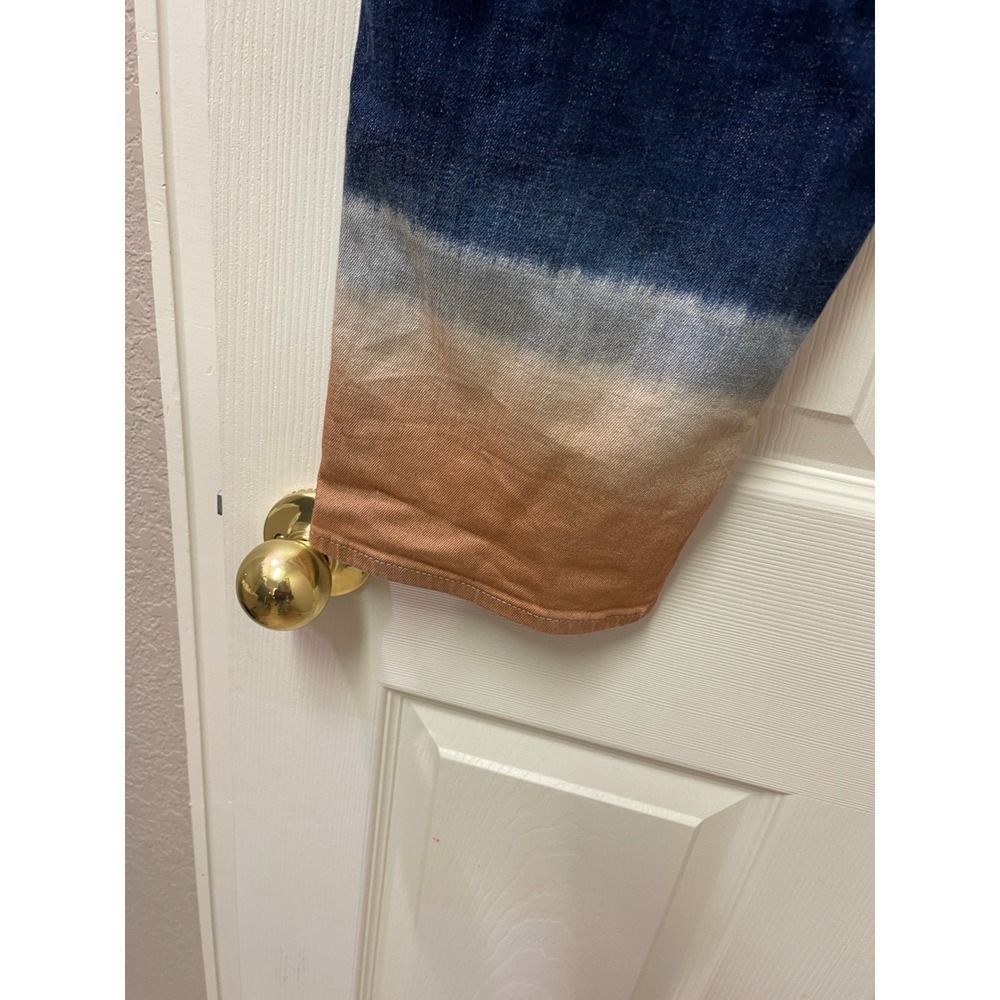 Chico's So Slimming Girlfriend‎ Jeans Size 3R US 16 Regular Ombre Fade - Picture 15 of 17